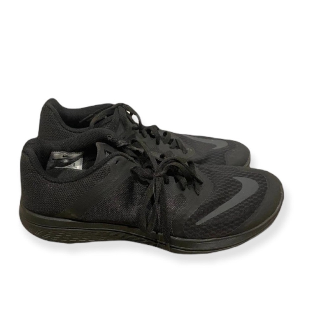 Nike All Black FS Lite Run 3 Tennis Shoes